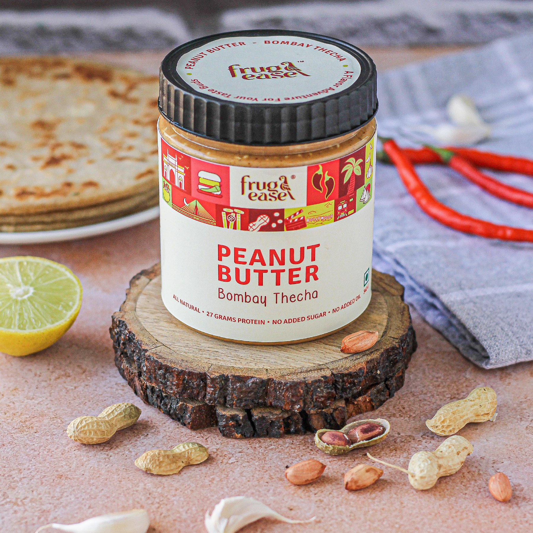 Load image into Gallery viewer, Bombay Thecha Peanut Butter 340g
